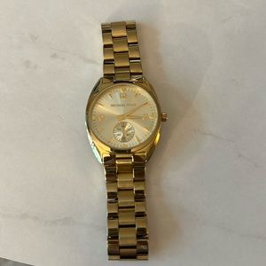 Michael kors yellow gold watch
